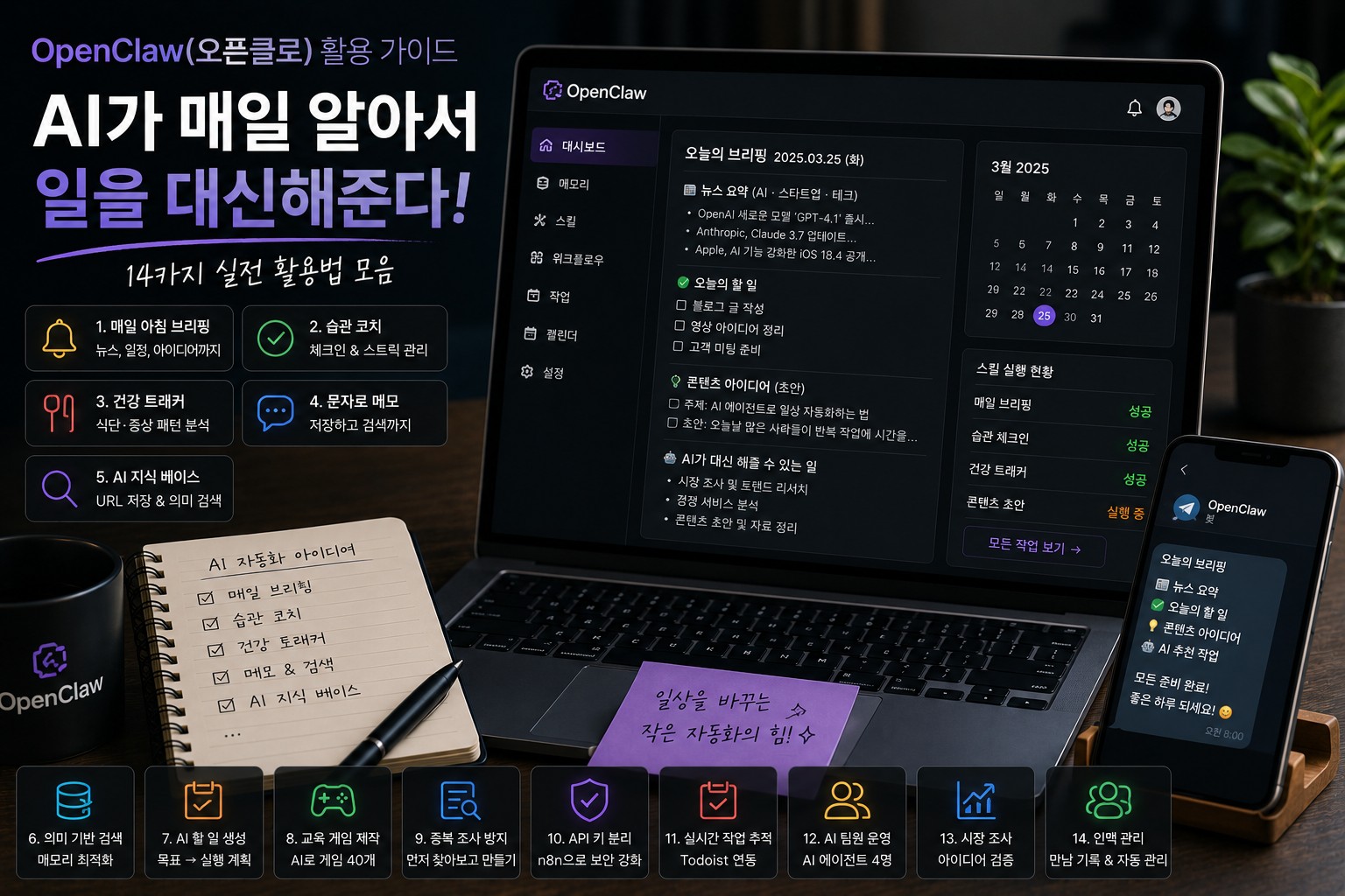 OpenClaw 활용 가이드_AI 도구 튜토리얼 시리즈